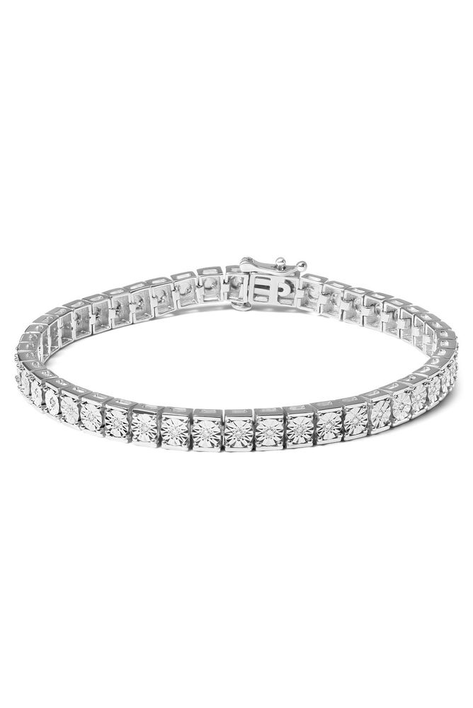 1/10 Cttw Diamond 7.25" Link Bracelet